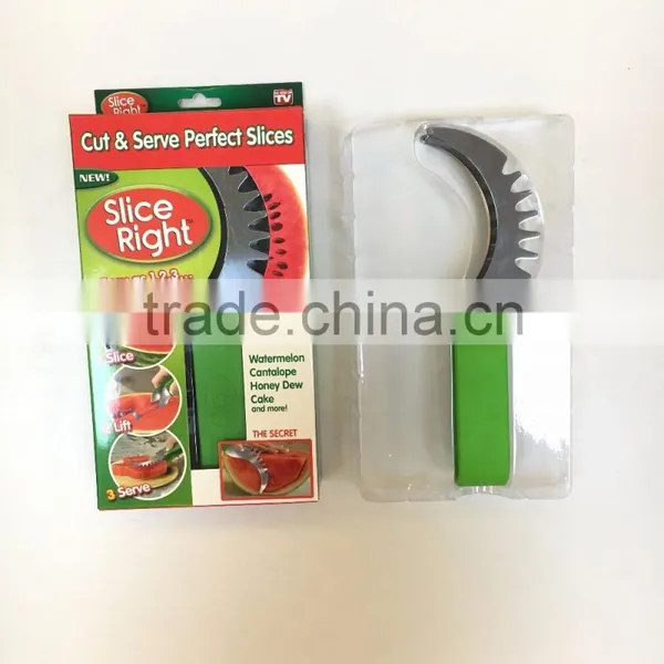 Newest Mould Stainless Steel Watermelon Slicer Cutter Corer as Seen on TV photo-4