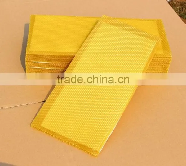 Cell Szie 5.3mm 100% Purity Natural Beeswax Comb Foundation Sheet photo-3