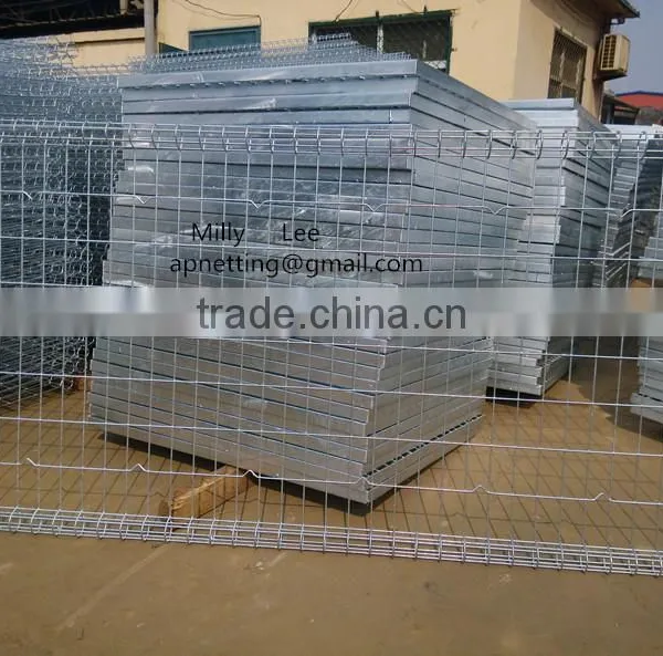 High Quality Powder Coated Double Loop Wire Mesh Metal Garden Fencing/garden Double Circle Fence photo-5