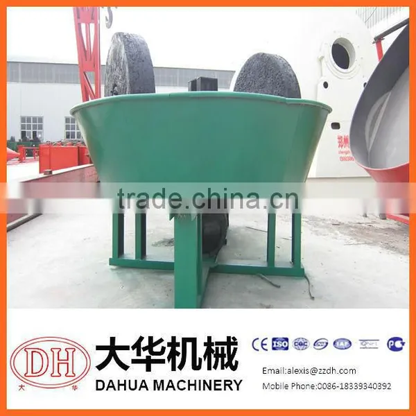 Low Investment High Efficiency Wet Pan Mill / Gold Mine Mill / Gold Making Machine photo-4