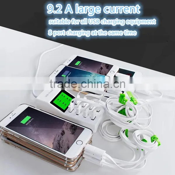 8 Multi-Port USB Charging Station Wall Travel Charger USB Socketet photo-2