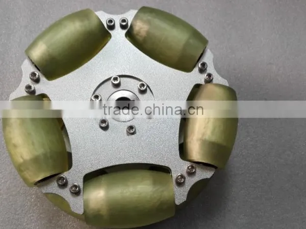 203mm Heavy Duty Industrial Omni Directional Wheel With Pu Roller (professional Custom,payload:80KG/pcs ) photo-3