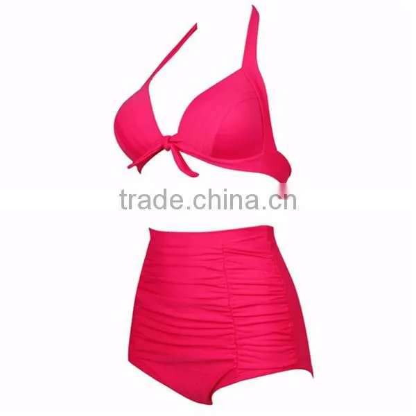 High Quality Hot Sexi Sweet Women Sexy High Waist Woman Swimwear photo-3