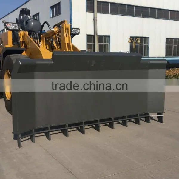 China 6 Tons Wheel Loader With Stick Rake photo-3