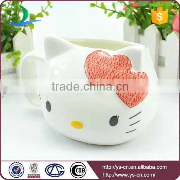 Cute Red Hello Kitty Creative Ceramic Cup Wholesale photo-2