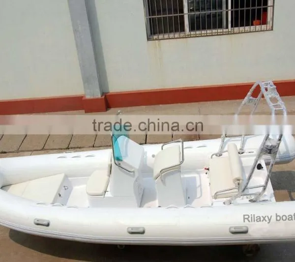 Rilaxy 17ft Rigid Hull Inflatable Boat, Rib Inflatable Boat, PVC Inflatable Boat photo-5