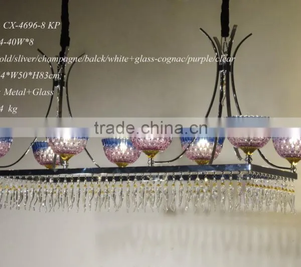 Hot Sale E14 Decorative Metal Chandelier/Beautiful New Design Three Levels Decorative Red Chandelier photo-5