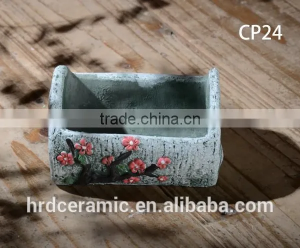 High Quality Colorful Cement Garden Flower Pot photo-5