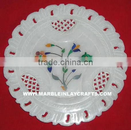 Marble Inlay Plate Marble Inlay Plate