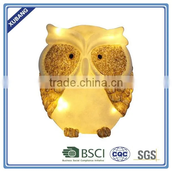 Cute Owl Animal Statues Garden Lights Decoration photo-5