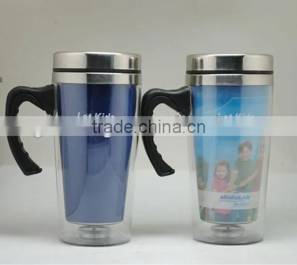 China Gift Item Stainless Steel Inside and Plastic Outside Cup for Sale photo-4