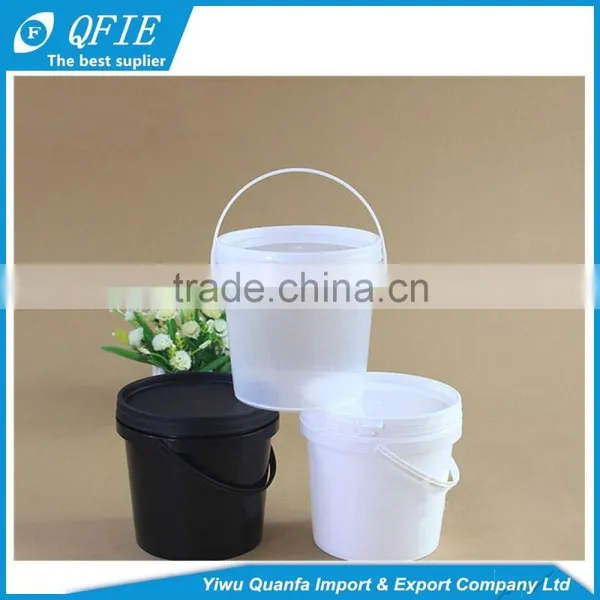 Wholesale Clear Food Grade PP 1 Litre Empty Plastic Screw Top Buckets With Handle photo-3
