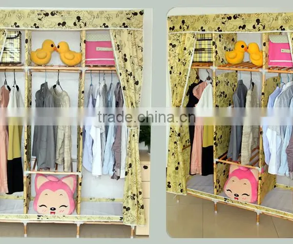 Diy Solid Wooden Moistureproof Wardrobe Interior Design photo-6