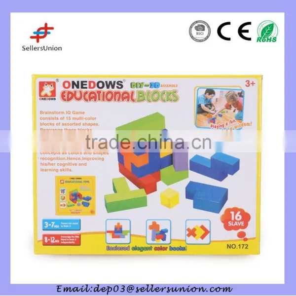 EVA Plastic Building Blocks Toys for Kids,Puzzle Toys