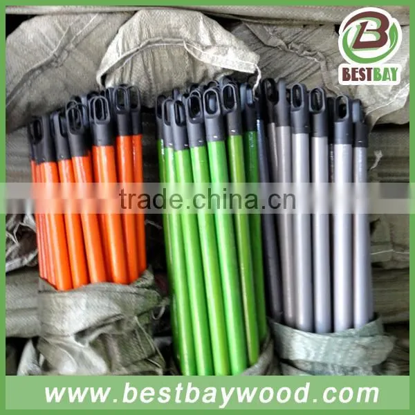 Monthly Hot Sale 20 Containers Single Color PVC Coated Wooden Broom Handle/mop Sticks photo-6