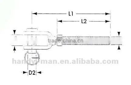 SS4827 Horizontal Lifeline System Stainless Steel Cable Tensioner Indicator photo-5