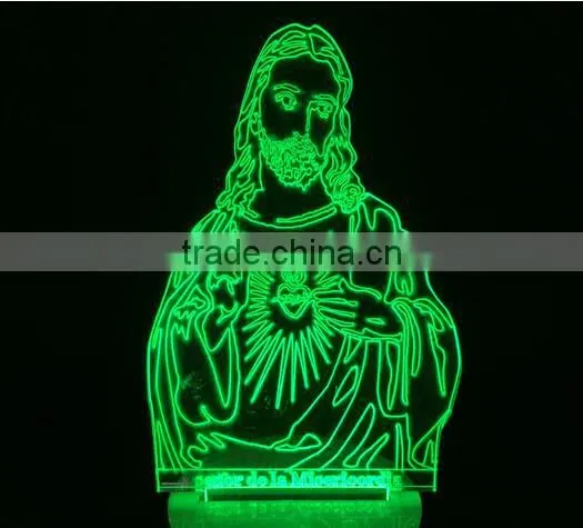 3d Light Lamp of Jesus Christ for Christmas photo-3