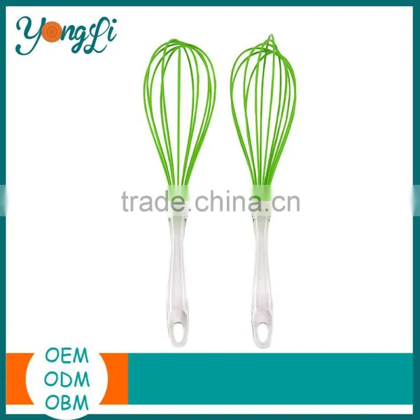Wire Egg Beater Kitchen Whisk Silicone Egg Whisker photo-3