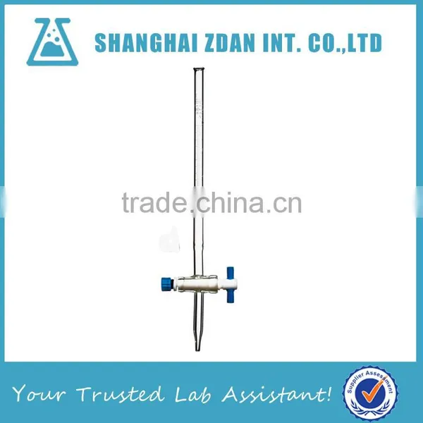 High Quality Glass Acid Burette PTFE Stopcock Used For Titrations