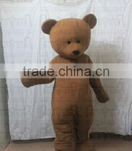 Teddy Costumes Character Quality Fur Bear Mascot Design