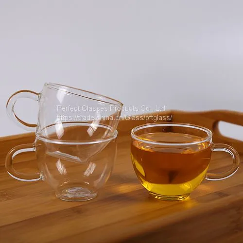 Mini Glass Cup for Coffee and Tea Kungfu Tea Cup Glass Wine Cup Wholesale Glass Cup for Resturant and Hotel photo-4