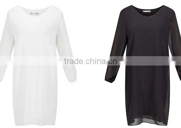 Maxnegio Chiffon Straight Dress for Ladies photo-5
