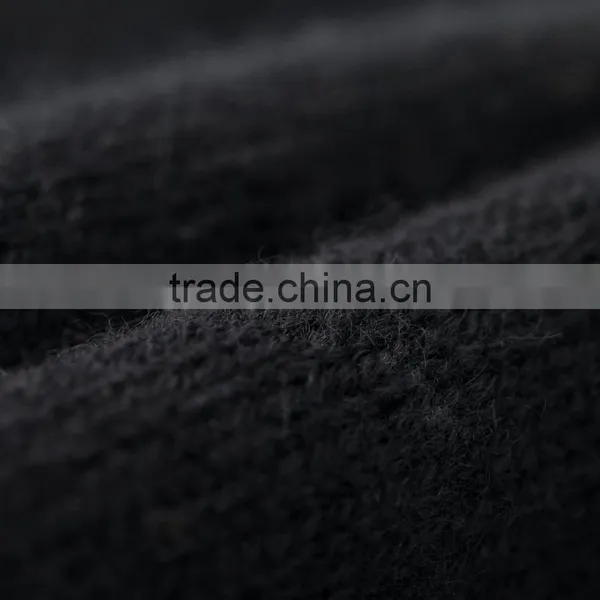 Black Stylish Ladies Long Fingerless Thickening Cashmere Glove photo-4