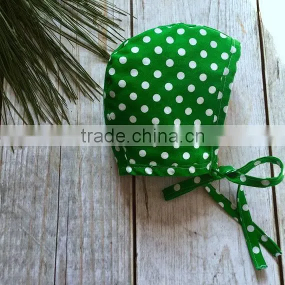 Polka Dots Cotton Baby Hat Hot Selling Bonnet Readymade Garments Wholesale photo-6