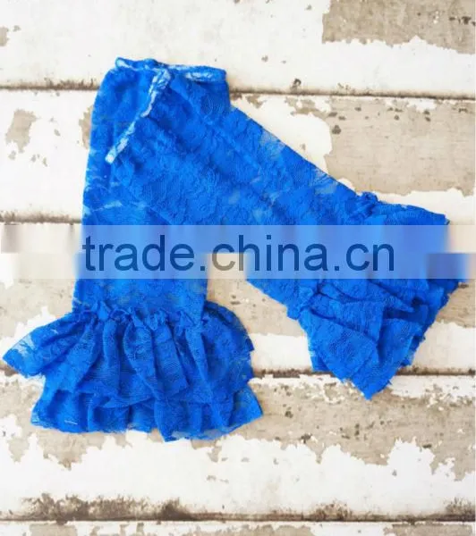 Baby Leg Warmer Lace Fabric Rose Pattern Legging Ruffles Clothing Wholesale photo-3