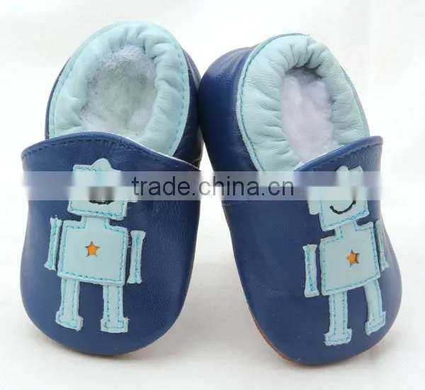 Wholesale Genuine Leather Soft Sole Sheepskin Girls Kids Shoes photo-5