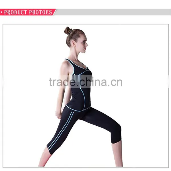 Wholesale Fit Active Sports Yoga Clothing Women's Fitness Yoga Wear Set photo-3