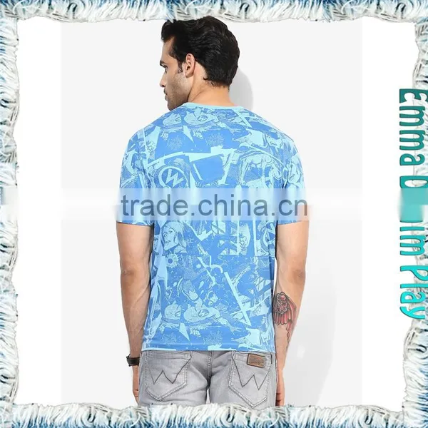 2017 Mens High Quality Customized Pattern Printing O-Neck T-Shirts photo-2