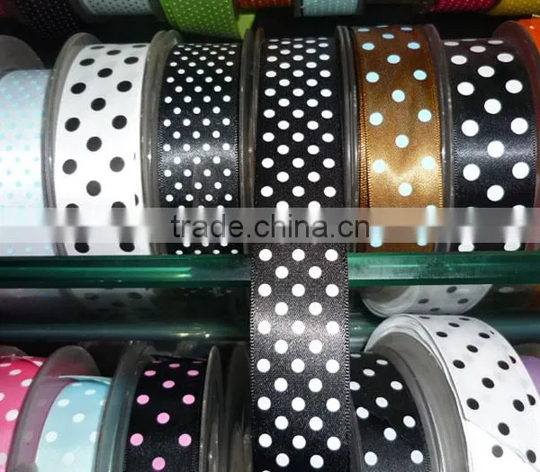 Customized Double Face Printed Logo Satin Ribbon photo-6