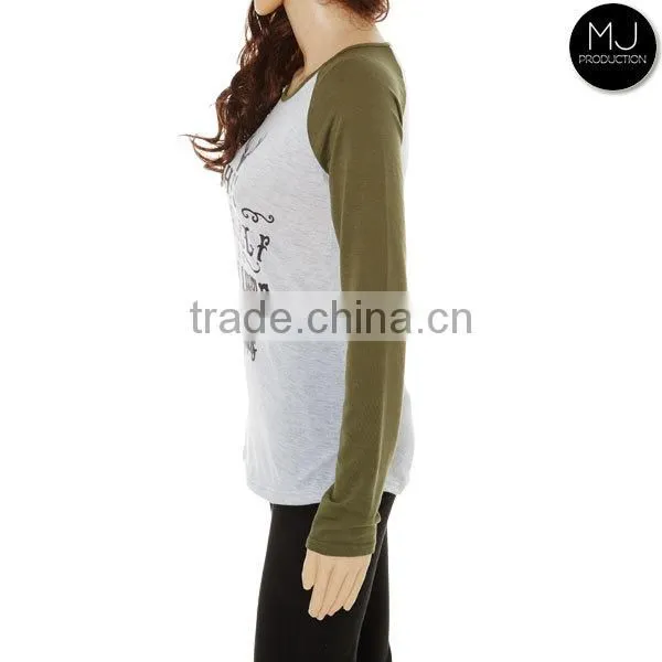 FACTORY Wholesale Christmas Raglan Shirts photo-2