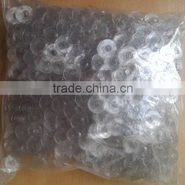 New Clear Plastic Empty Sewing Bobbins For Brother Janome Sewing Embroidery Machines , 500PCS/Bag 75d/2 , Top Deals photo-2