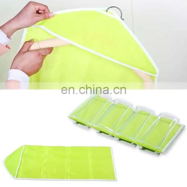 16 Pockets Door Wall Hanging Bag Sundry Socks Shoe Storage Tidy Pouches Green photo-4
