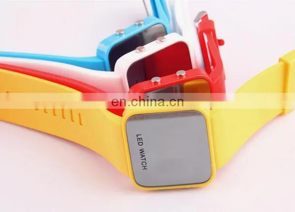 GODBEAD Super Touch Screen Electronics Women Watches Silicone Watch Soft Watchband Square Shape Big Display photo-5