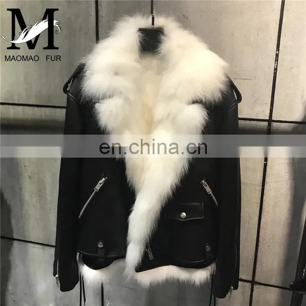 Spring Sheep Leather Jacket High Quality Fashion Leather Jacket photo-5