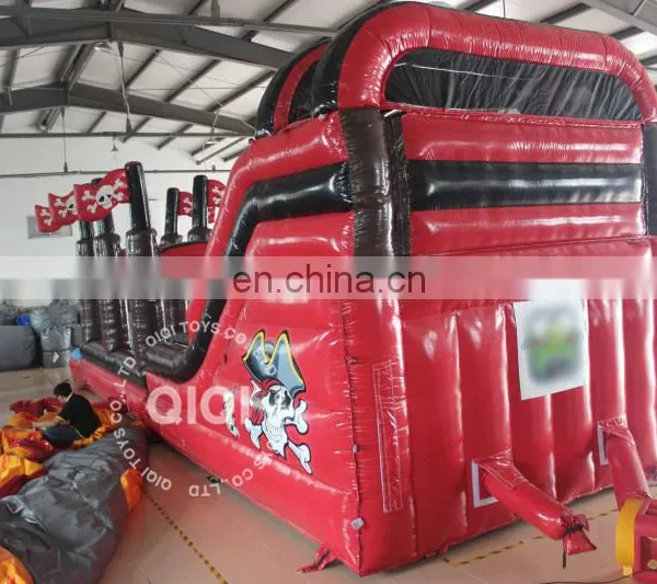 QIQI Pirate Inflatable Water Slides With Pool Gaint Inflatable Water Slide on Sale photo-3