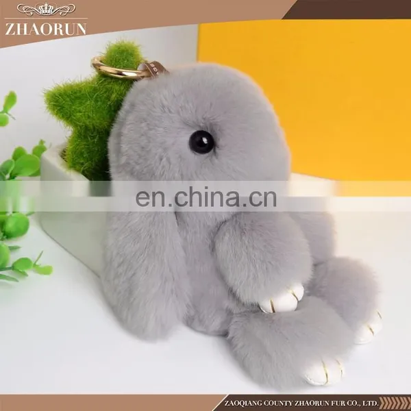 Wholesale Custom Keychain Copenhagen Mini Cute Fur Pendant photo-5