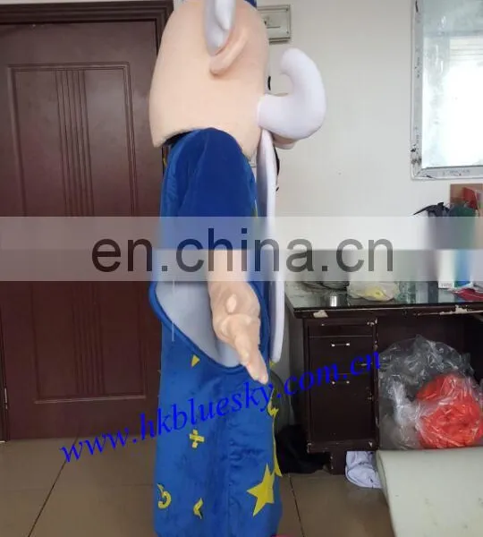 Character Cartoon Magician Mascot Costume photo-2