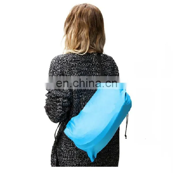 Fast Inflatable Sofa Sleeping Bag Outdoor Air Sleep Sofa Couch Portable Furniture Sleeping Hangout Lounger Inflate Air Bed F842 photo-3