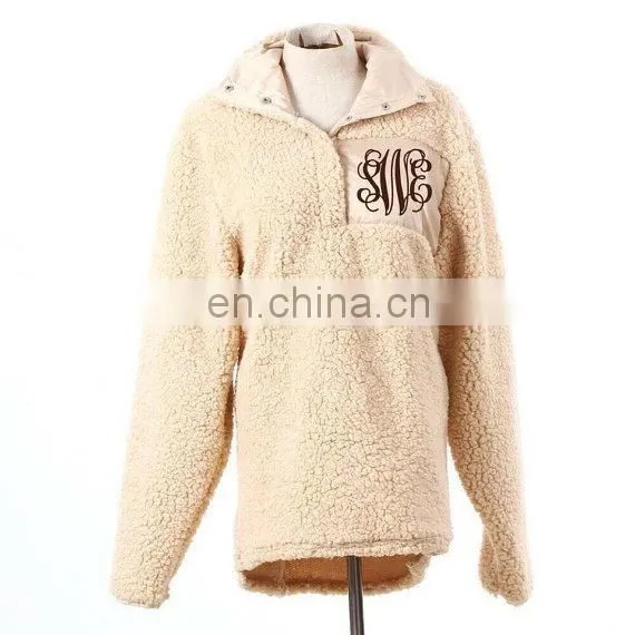 Sherpa Fleece Pullover Personalized Monogrammed Personalized Sherpa Fleece photo-2