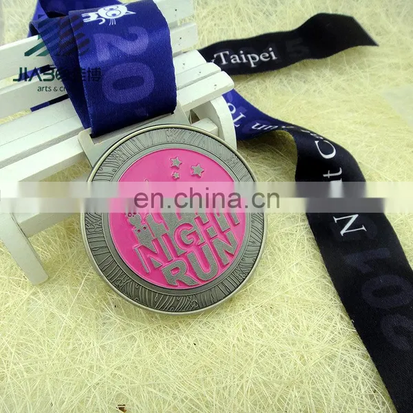 Jiabo Custom Night Run Metal Medal With Ribbons photo-5