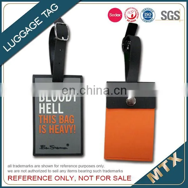 Soft PVC Luggage Tag Supplier photo-6