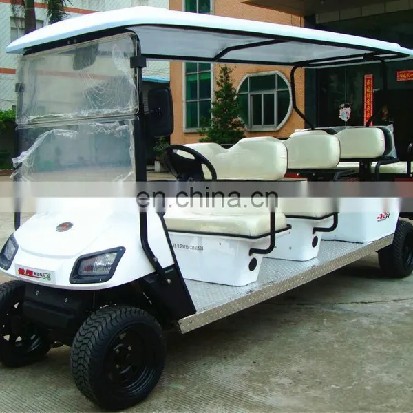 8 Person Electric Shuttle Bus Golf Cruiser With CE Certificate and Powerful Motor