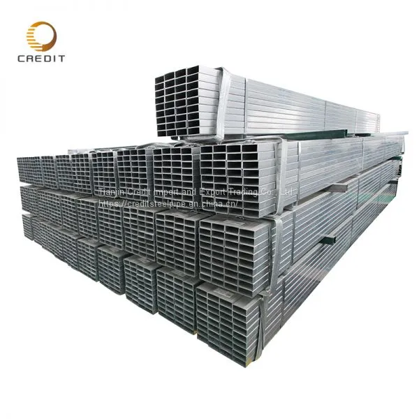 ASTM Steel Profile ms Square Tube Galvanized Furniture Rectangular Pipe Factory Construction Rectangular Pipe For Sale photo-4