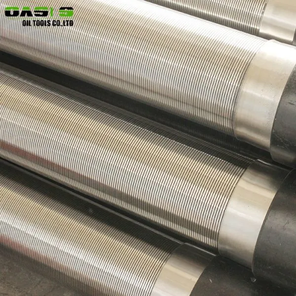 Stainless Steel Continuous Slot V Wire Rolled Strainer for Deep Well Drilling