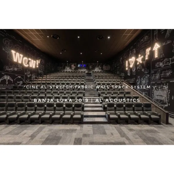 Cine Al-Stretch Fabric Wall Track System 2019 Баня Лука