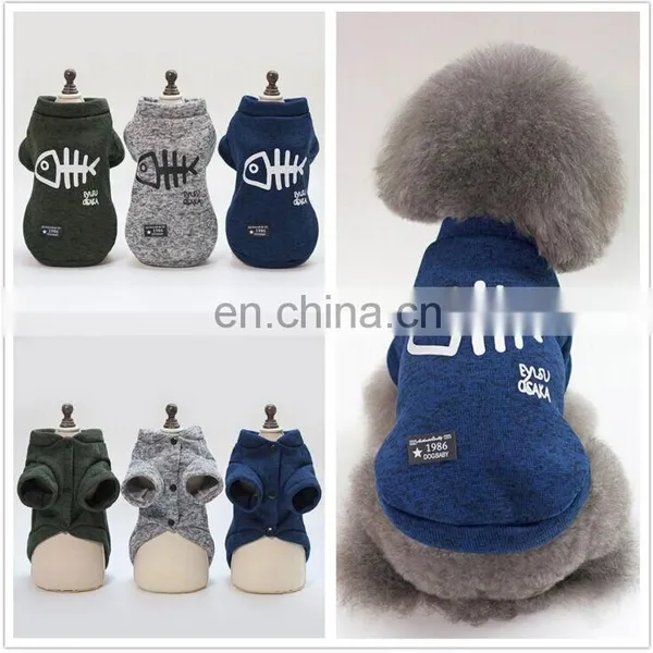 Hot Selling Dog Clothes Puppy Hoodies Coat Winter Sweatshirt Warm Sweater Windproof Pet Jacket photo-2